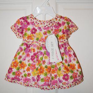 NWT Baby Dress and Diaper Cover, NB